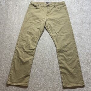 Wrangler Authentics Pants Mens 36x29‎ Khaki Classic Fit Straight Leg Casual